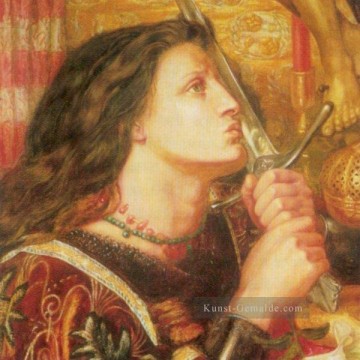 Jeanne Arc Präraffaeliten Bruderschaft Dante Gabriel Rossetti Ölgemälde